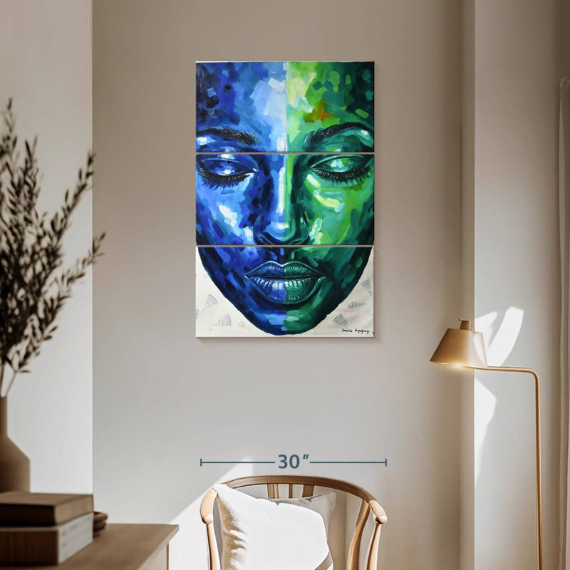 L'autre côté II, H 57 po x l 36 po