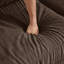 Canapé d'angle modulaire en chenille, 2 poufs amovibles, mousse haute densité, montage facile-14394265-14394264
