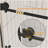 Frameless shower door 56-60 "W x 60" H, 1/4 "(6 mm) Clear Tempered Glass, Explosion Proof Film, Stainless Steel Handle, Matte Black