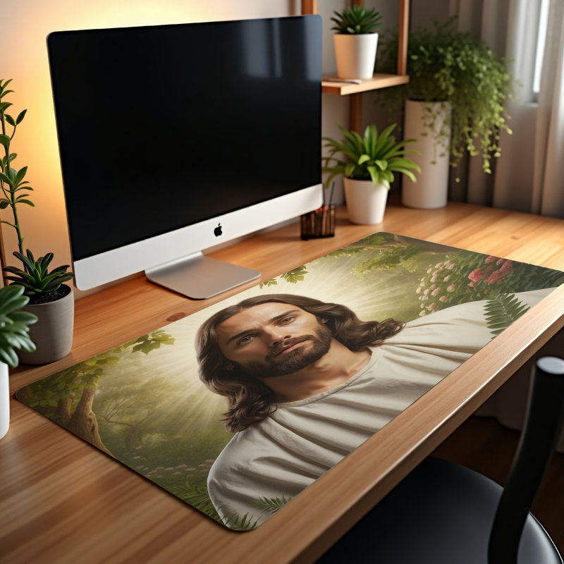 Polyester Desk Pad, 31.5x15.5