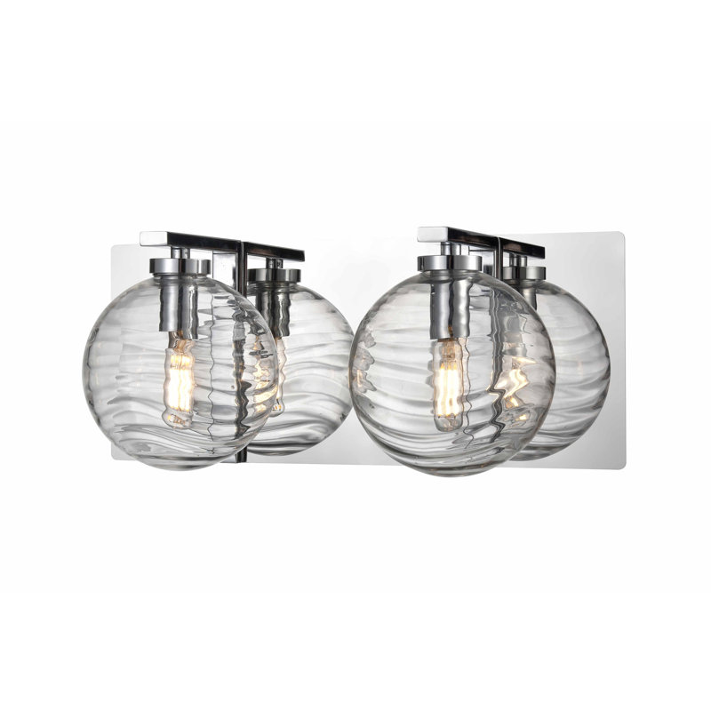 Éclairage pour meuble-lavabo 2 lumières Colombard, Chrome