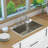 Transolid 32-in X 22-in 18-Gauge Drop-in Stainless Steel Kitchen Workstation Sink-99218980