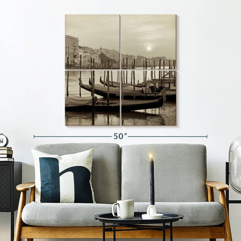 Gondoles Mehar Venezia, H 32 po x l 32 po