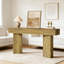 Table d'appoint rustique, console compacte, canapé