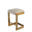 Regan Bar Stool w/Ivory Leather-Antique Brass-60070919-60070920-60070918