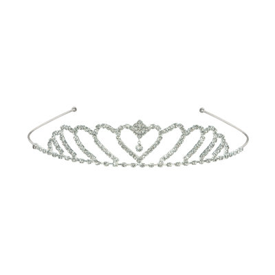Royal Rhinestone Tiara - Pack of 6
