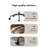 Light Luxury Style Suede Adjustable Office Chair