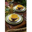 Tropical Fruits Earthenware Dessert Bowl