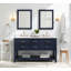 Meuble-lavabo double autoportant de 61 po avec plateau en pierre d'ingénierie Brooks-92518489-92518490