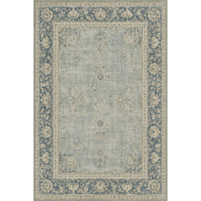 Tapis de couloir bleu clair clair