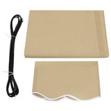 Auvent de remplacement en tissu pour auvent de patio pour auvent rétractable beige