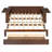 4-In-1 Full Size Daybed With Removable Desk, Storage Drawers & Hydraulic Side Table – Versatile Multifunctional Furniture For Living, Sleeping & Working, Espresso-394643885
