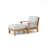 Gatsby Teak Outdoor Armless Lounge Chair