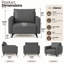 Fauteuil d'appoint en cuir Lapathos-480873142