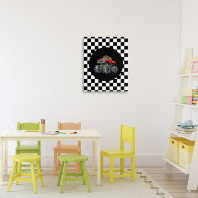 Monster Truck Dude Canvas, design by Kim Allen