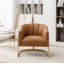 Fauteuil demi-tonneau rembourré l 30 po Romy-1182314355
