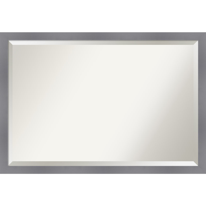 Jerlyn Solid Wood Wall Mirror, Rectangle, 26.5" x 38.5"