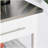 HOMCOM Kitchen Island with Stainless Steel Top, Open Shelves, and Drawers, Gray