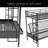 Twin Over Full Metal Bunk Bed, Multi-Function