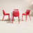 Asherton 31.5" W 4-Person Square Patio Dining Set with Stackable Chairs-1602953000