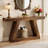 Chasidi Rectangular Pedestal Console Table-688177646