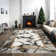 Monaco Series Abrstract Black/Gray/Ivory/Beige Area Rug