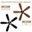 52" Farmhouse Ceiling Fan with Light and Remote, 6 Speed Reversible DC Motor Industrial Ceiling Fan for Living Room Patio-650585150