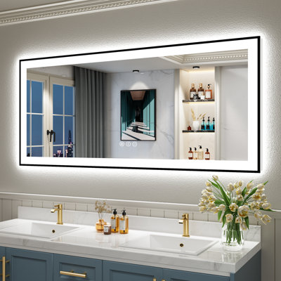 Miroir de salle de bain Tyeishia Matte