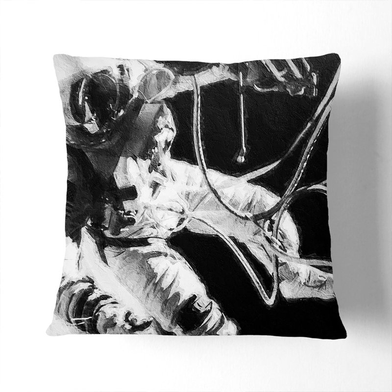 Square Throw Cushion, White, 40 x 40 cm