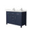 Beckett 48" Freestanding Double Bathroom Vanity with Quartz Top