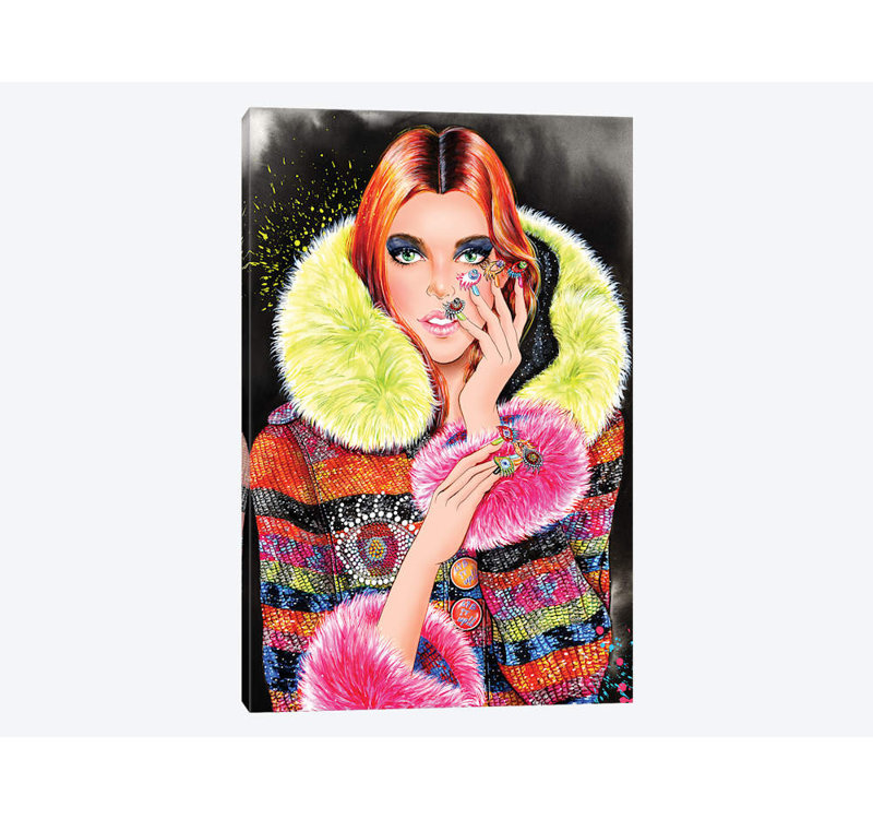 «I See You», impression sur toile, H 40 po x l 26 po x P 1,5 po, Toile tendue, Pas de tapis