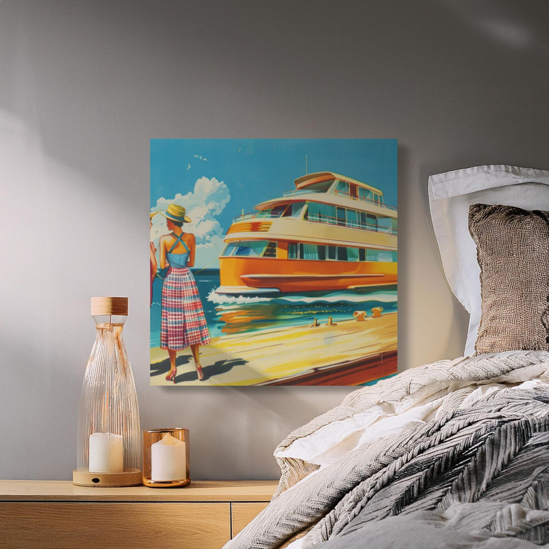 Oman Wrapped Canvas Print Set, 30x30