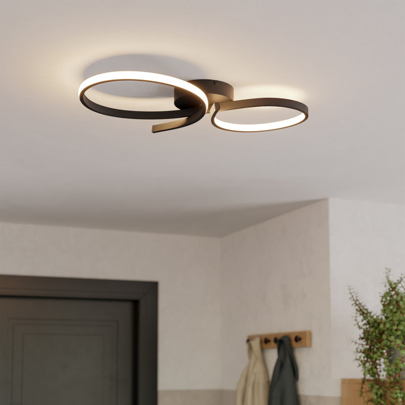 Lucchesi Plastic LED Semi Flush Mount