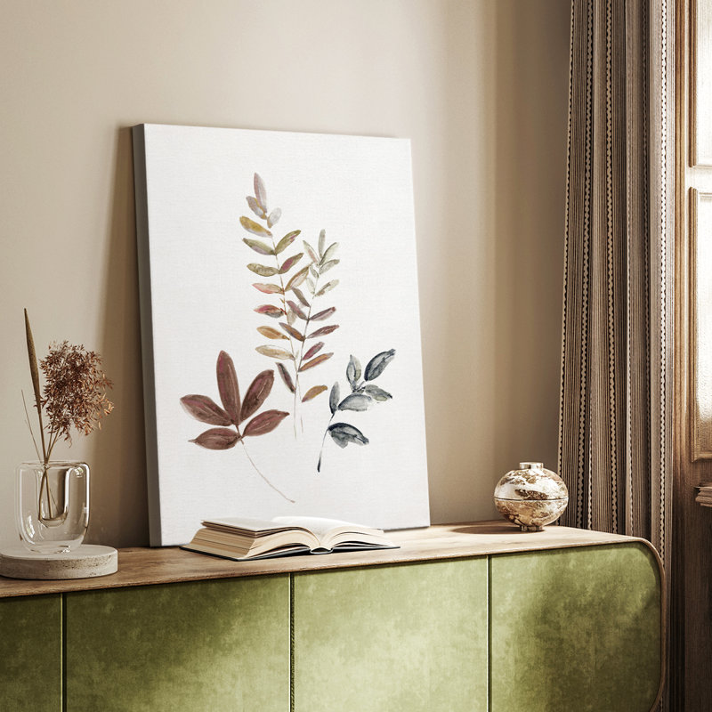 Feuilles d'automne II - galerie Cavas sur mesure, H 18 po x l 12 po