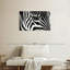 «Zebra Eye», reproduction d'art sur toile-891274822