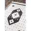 Tapis ivoire / noir Metro-1651708830