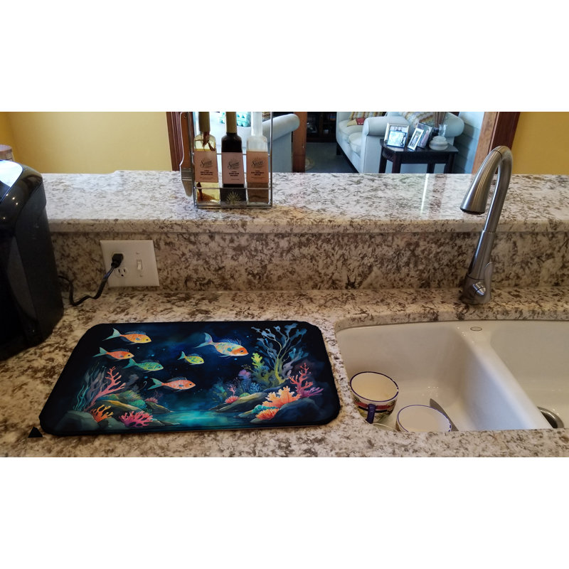 Tapis de séchage bioluminescent pour poisson