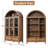 75" Tall Arched Storage Display Cabinet-1887287333