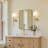 Luna 2-Light Modern Wall Sconces With Milk Glass Shade