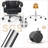 Executive Office Chair with Retractable Footrest, Adjustable Headrest, Padded Arms, Easy Assembly, Black-44593286