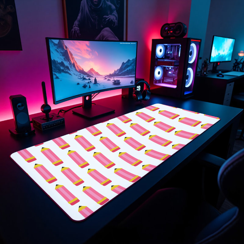 Polyester Desk Pad, 31.5x15.5