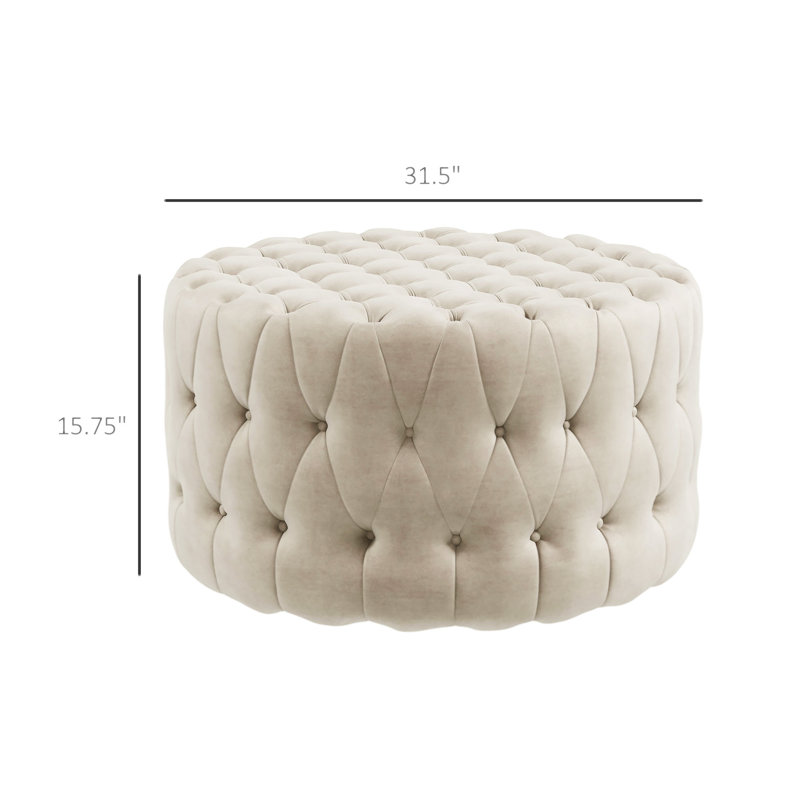 Repose-pieds rond 31,5 po Homcom