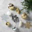 Ensemble de 178 décorations de Noël incassables, pinecone et rubans