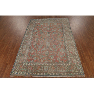 Handmade Floral Traditional Area Rug 6x10