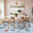  Area Rug 9x12, No Slip Washable, Modern Butterfly Pattern Area Rug, Low-Pile Design Rug, Under Bed Carpet, for Living Room Bedroom Dining Room and Home Office, Light Blue