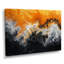 Orange orange abstrait noir liquide rivière I - encre liquide abstrait-1984789080-1984789083