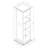 Kranz 69" H x 21" W Standard Bookcase-29558431