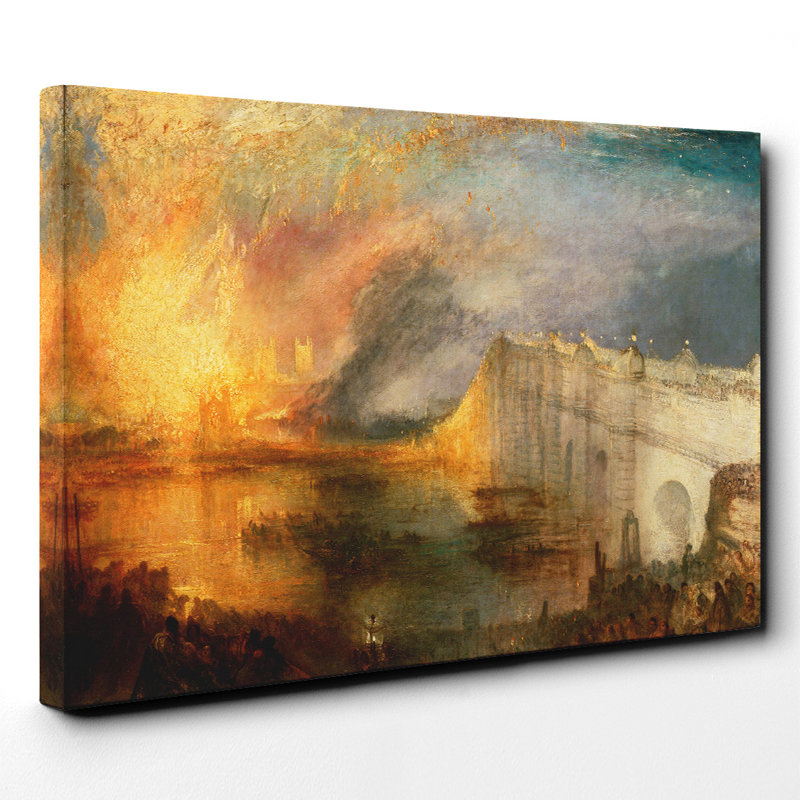 J.M.W. Turner - Wrapped Canvas Painting, 70cm H x 100cm W