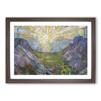 The Sun by Edvard Munch - Picture Frame Painting