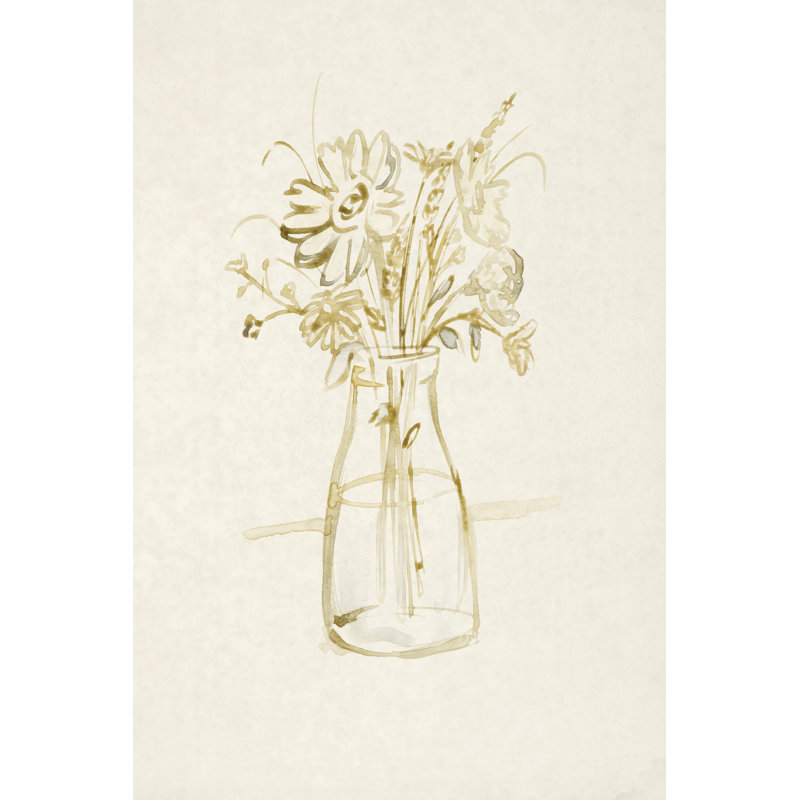 Faded Flower Arrangment IV by Victoria Barnes - Wrapped Canvas Print, 76cm H x 51cm W